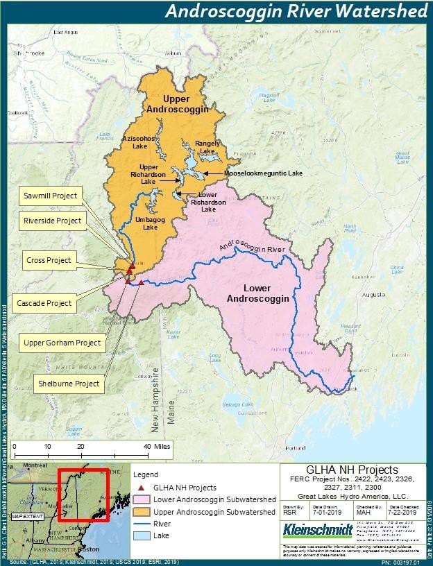 Androscoggin Watershed Map